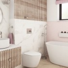 Massi Decos miska WC wisząca z deską wolnoopadającą Slim biała MSM-3673SLIM