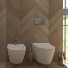 Massi Decos miska WC wisząca Rimless z deską wolnoopadającą biała MSM-3673RIMSLIM