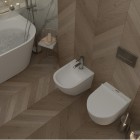 Massi Decos miska WC wisząca Rimless z deską wolnoopadającą biała MSM-3673RIMSLIM