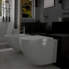 Massi Decos miska WC wisząca z deską wolnoopadającą białą MSM-3673RIMDU