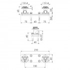 Steinberg element podłogowy do baterii wolnostojących 010 1160
