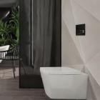 Massi Tringo miska WC wisząca z deską wolnoopadającą biała MSM-3073DU