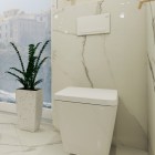 Massi Tringo miska WC wisząca z deską wolnoopadającą biała MSM-3073DU