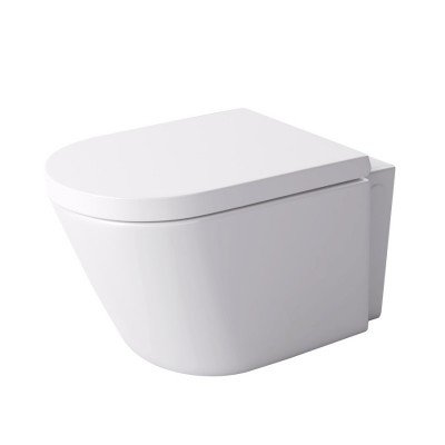 Massi Loca miska WC wisząca z deską wolnoopadającą biała MSM-3083DU