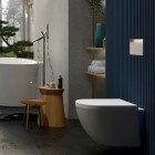 Massi Loca miska WC wisząca z deską wolnoopadającą biała MSM-3083DU