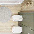 Massi Loca miska WC wisząca z deską wolnoopadającą biała MSM-3083DU