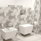 Massi Inglo bidet wiszący biały MSB-5389