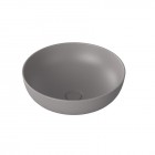 Massi Molis umywalka nablatowa okrągła 38 cm szary mat MSU-0013-MG