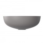 Massi Molis umywalka nablatowa okrągła 38 cm szary mat MSU-0013-MG