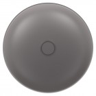 Massi Molis umywalka nablatowa okrągła 38 cm szary mat MSU-0013-MG