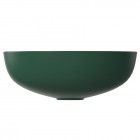 Massi Molis umywalka nablatowa okrągła 38 cm zielony mat MSU-0013-GR