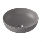 Massi Molis umywalka nablatowa okrągła 38 cm szary mat MSU-0013-MG