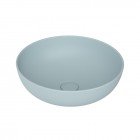 Massi Molis umywalka nablatowa okrągła 38 cm niebieski mat MSU-0013-IB