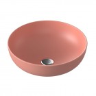 Massi Molis umywalka nablatowa okrągła 38 cm różowa MSU-0013-MS