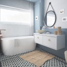 Massi Molis umywalka nablatowa okrągła 38 cm beżowa mat MSU-0013-YA