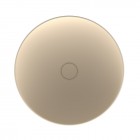 Massi Molis umywalka nablatowa okrągła 38 cm beżowa mat MSU-0013-YA