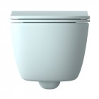 Massi Molis miska WC wisząca Rimless z deską wolnoopadającą Slim niebieski półmat MSM-0013RIMSLIM-IB