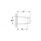Grohe Rainshower uchwyt prysznicowy ścienny 27056000