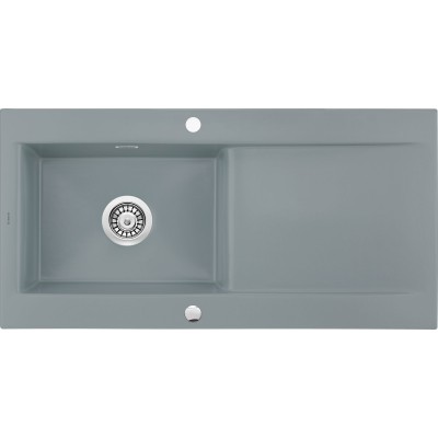 Deante Sabor zlewozmywak ceramiczny 111,5x51 cm obracalny szary mat ZCB 3113