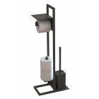 Deante Mokko Stojak z półką na papier toaletowy