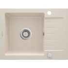 Deante Zorba Komplet zlewozmywak granitowy 1-komorowy z ociekaczem + bateria zlewozmywakowa stojąca