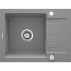 Deante Zorba Komplet zlewozmywak granitowy 1-komorowy z ociekaczem + bateria zlewozmywakowa stojąca