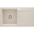 Deante Zorba Komplet zlewozmywak granitowy 1-komorowy z ociekaczem + bateria zlewozmywakowa stojąca
