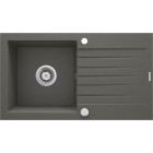 Deante Zorba Komplet zlewozmywak granitowy 1-komorowy z ociekaczem + bateria zlewozmywakowa stojąca