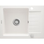 Deante Zorba Komplet zlewozmywak granitowy 1-komorowy z ociekaczem + bateria zlewozmywakowa stojąca