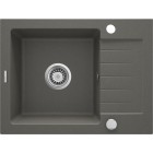 Deante Zorba Komplet zlewozmywak granitowy 1-komorowy z ociekaczem + bateria zlewozmywakowa stojąca