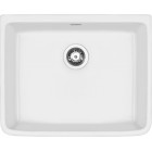 Deante Sabor zlewozmywak ceramiczny 59,5x47,5 cm biały ZCB 610K