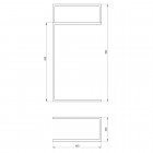 Deante Mokko wieszak na ręczniki stojący ADM N622