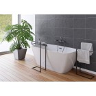 Deante Mokko wieszak na ręczniki stojący czarny mat ADM N632