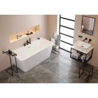 Deante Mokko wieszak na ręczniki stojący czarny mat ADM N632