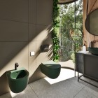 Massi Molis bidet wiszący zielony półmat MSB-0013-GR