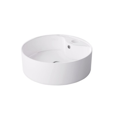 Massi Agio umywalka nablatowa okrągła 46 cm biała MSU-0006