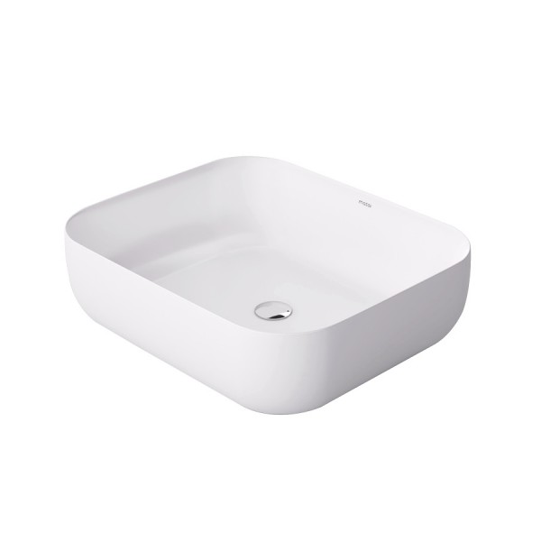 Massi Adiucia umywalka nablatowa 51x41 cm biała MSU-0011