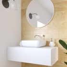 Massi Adiucia umywalka nablatowa 51x41 cm biała MSU-0011