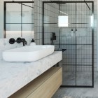 Massi Adiucia umywalka nablatowa 51x41 cm biała MSU-0011