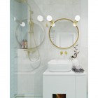 Massi Adiucia umywalka nablatowa 51x41 cm biała MSU-0011