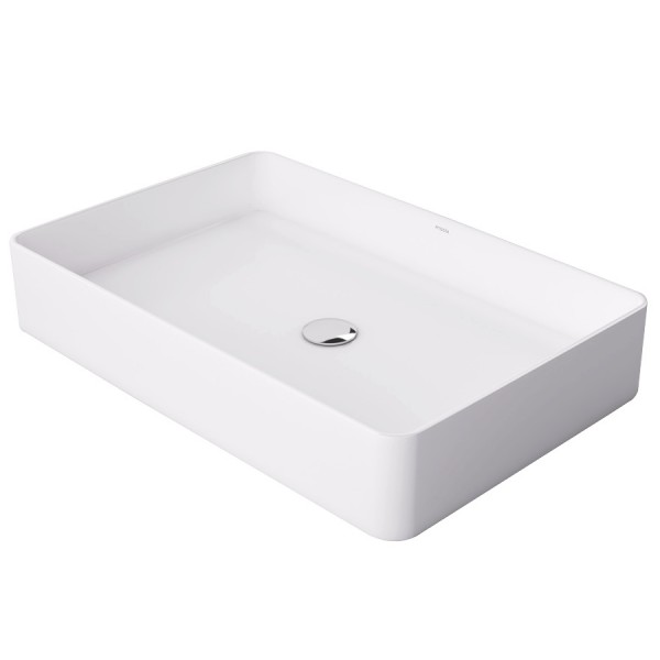 Massi Atimo umywalka nablatowa 61x41 cm biała MSU-0014