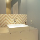 Massi Atimo umywalka nablatowa 61x41 cm biała MSU-0014