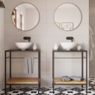 Massi Malo umywalka nablatowa okrągła 41 cm biała MSU-5053B