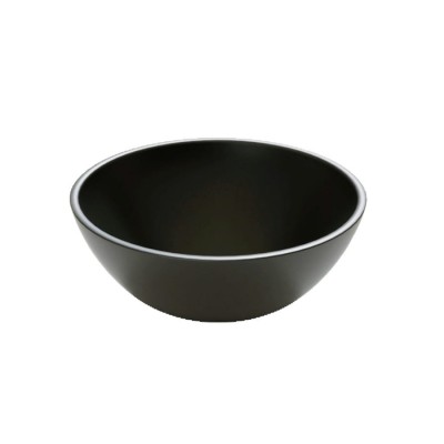 Massi Malo umywalka nablatowa okrągła 32 cm czarny mat MSU-5601-MB