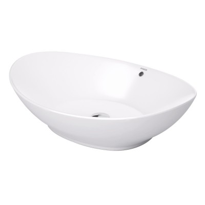 Massi Otylia umywalka nablatowa 59x39 cm biała MSU-5062B