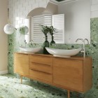 Massi Otylia umywalka nablatowa 59x39 cm biała MSU-5062B