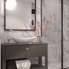 Massi Otylia umywalka nablatowa 59x39 cm biała MSU-5062B