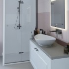 Massi Otylia umywalka nablatowa 59x39 cm biała MSU-5062B