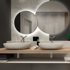 Massi Doti umywalka nablatowa 60x43 cm biała MSU-5105A