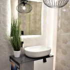 Massi Doti umywalka nablatowa 60x43 cm biała MSU-5105A